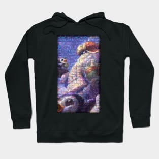 Bard  Mosaic Portrait 3 Hoodie